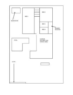a schematic diagram of the experimental apparatus at ViewPoint Villa in Kathu