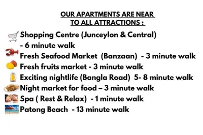 a screenshot of a cell phone with a list of different ingredients at Best Location Patong Near Jungceylon + Pool Access in Patong Beach