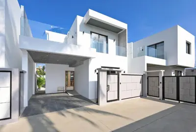 a rendering of a white house at New 4 bedroom pool villa in Rawai by Capital Pro in Phuket Town