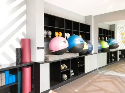 a room filled with lots of different colored balls at Kamala Beach P67 Exclusive Junior Suite in Kamala Beach