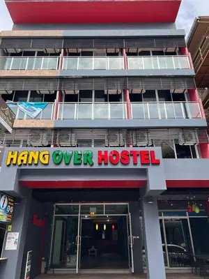 a building with a hang over hottest sign on it at Hangover Aonang in Ao Nang Beach