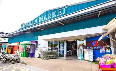 a store with a zebra standing in front of it at Zcape1 apartment at Boat Avenue by Lofty in Bang Tao Beach