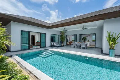 an image of a swimming pool in a villa at Two Flamingo Villa 1 in Ban Pak Lak