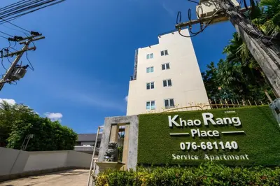 a sign for kota rang palace in front of a building at Khao Rang Place in Phuket Town
