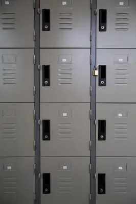 a row of lockers in a building at Paripas Express Patong in Patong Beach