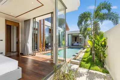 an image of a villa with a swimming pool at The Ozon Bangtao 3-bedrooms Villas with pool by My Home Phuket in Laguna Phuket
