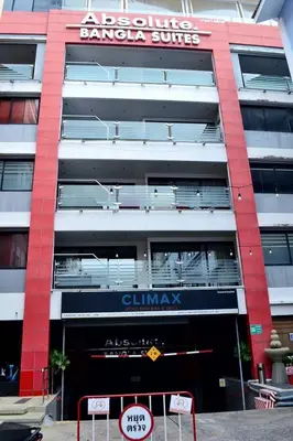 a large building with a ginny subway sign on it at Absolute Bangla Suites 69sqm with Jacuzzi in Patong Beach