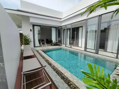 an image of a swimming pool in a house at Barringtonia pool villa in Phuket Town