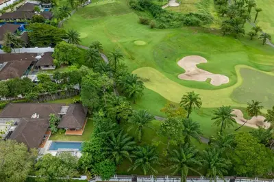 an aerial view of the golf course at the resort at High End Imported Furniture Loch Palm Golf Course V145 in Kathu