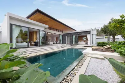 an image of a swimming pool in a house at Luxury 3BR Villa Eden with Private Pool in Bang Tao Beach