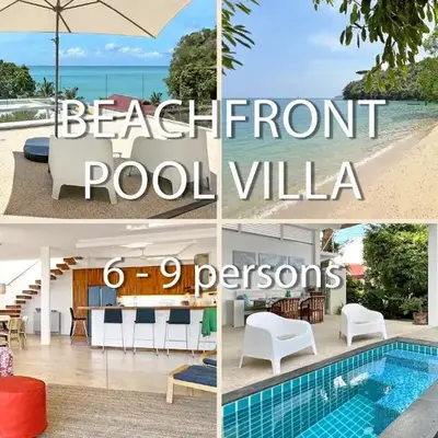 At the Beach New 6-9 person Pool Villa Ao Yon Phuket
