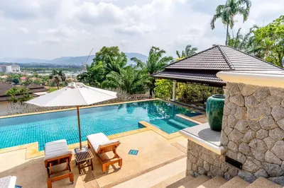 an image of a swimming pool at a villa at Luxurious Phuket Escape - Lakewood Hills in Layan Beach