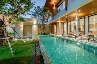 an image of a swimming pool in a house at Liva Villa near Rawai Phuket in Ban Saiyuan (1)