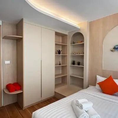Fantasea Kamala Walk to Beach Pool & Gym Modern 1BR