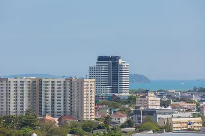 a view of a city with tall buildings at W Phuket in Phuket Town