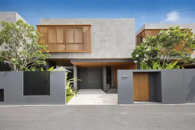 an image of a house with trees in front of it at Chalong Bay View 3BR Pool Villa Long One B10 in Chalong