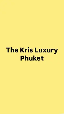 a sign that reads the kirs luxury platter at The Kris Luxury in Patong Beach