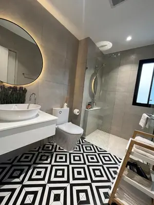 a bathroom with a tub and a toilet and a sink at МЕ4 Halo NEW2 ВатСaп66935B2I976 in Nai Yang Beach