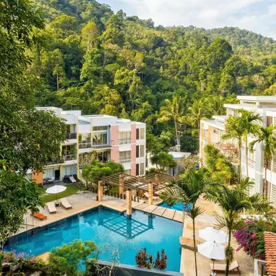 an image of a swimming pool at a resort at Kamala Hills Ocean Breeze 3 Bedroom Loft with Access to 3 Pools in Kamala Beach