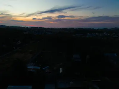 a view of the sunset from the roof of a building at BangTao 3 Bedrooms Bali Tropical Pool Villa Quiet Private Space Guest Preferred in Bang Tao Beach