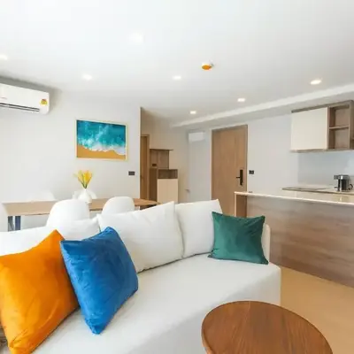 New Coastal 2BR Best Location Boat Avenue-Bangtao