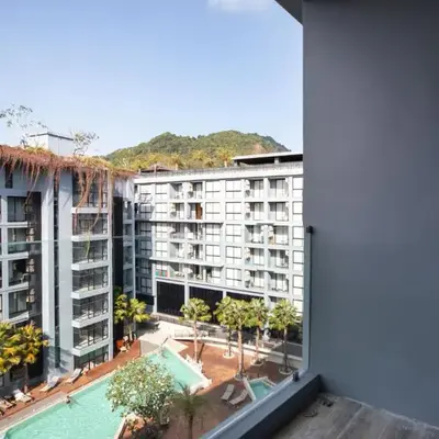 2 BR Pool View in Wellness Residence near Beach P503-4