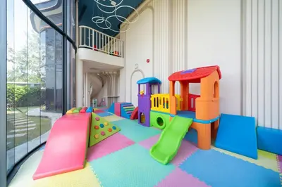 a childrens play area with a playground at Apartment in Laguna perfect location in Laguna Phuket