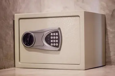 a microwave with a digital camera on top of it at Ritsurin Boutique Hotel - โรงแรมริทสุริน บูติค in Phuket Town