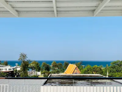 a view of the ocean from the roof of a building at Aspery Hotel in Patong Beach