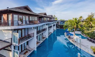 a view of the pool at the resort at Holiday Ao Nang Beach Resort, Krabi in Ao Nang Beach
