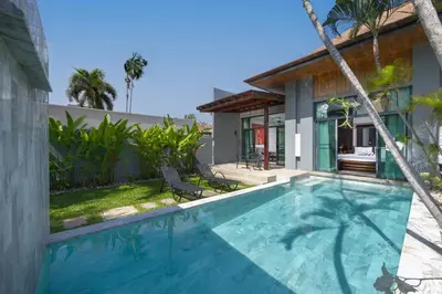 an image of a swimming pool in a villa at VILLA Galam 2BR Private Pool Naiharn beach in Nai Harn Beach
