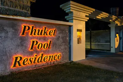a sign that says pillar pool resistance on a wall at Phuket Pool Residence - Adults only in Rawai Beach