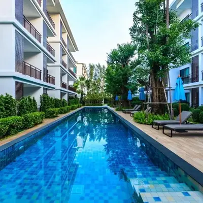 Direct pool access 2br apartment @The Title Rawai